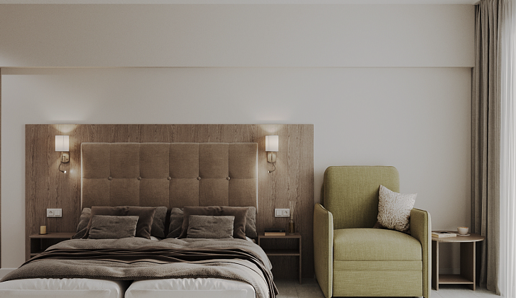 Семейный двухкомнатный номер